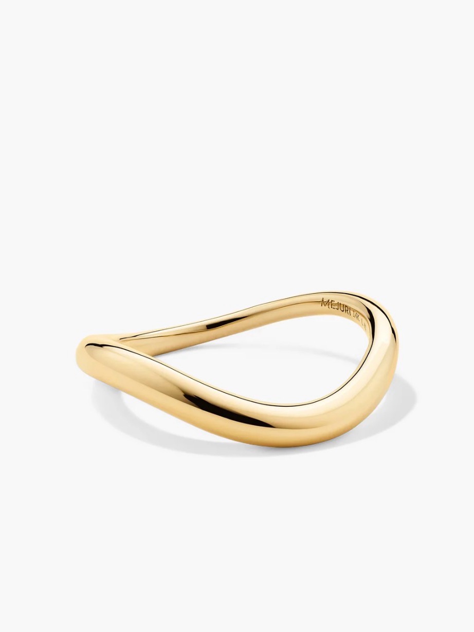 Mejuri Solid 14k Dome Figure Slim Ring